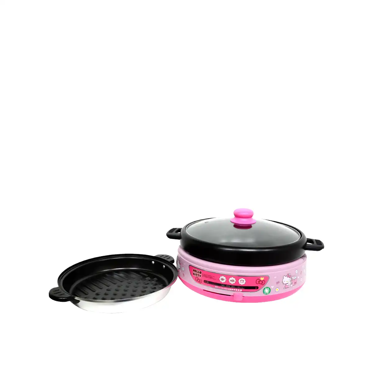 กระทะไฟฟ้า อเนกประสงค์ พร้อมถาดย่าง HELLO KITTY | รุ่น KW-387 - Image 3