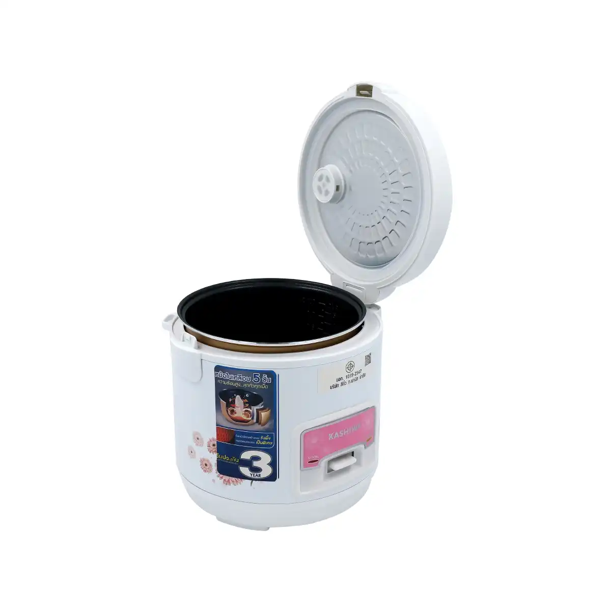 หม้อหุงข้าวไฟฟ้า ขนาด 1 ลิตร หม้อในเคลือบ Non-Stick | รุ่น RC-109 - Image 4